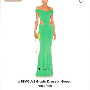 Retrofête Giada Dress Green